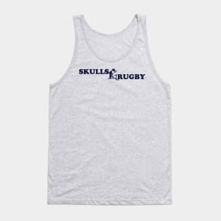 Skulls Rugby Banner Logo Tank Top